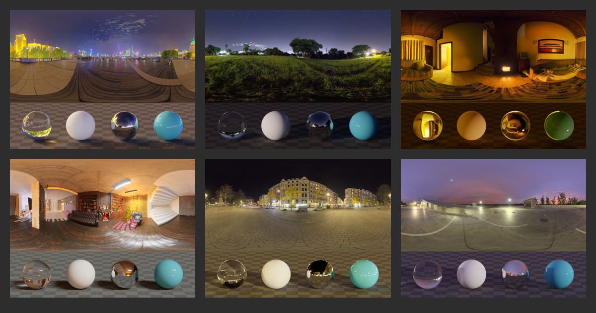 HDRIs Urban Night Poly Haven